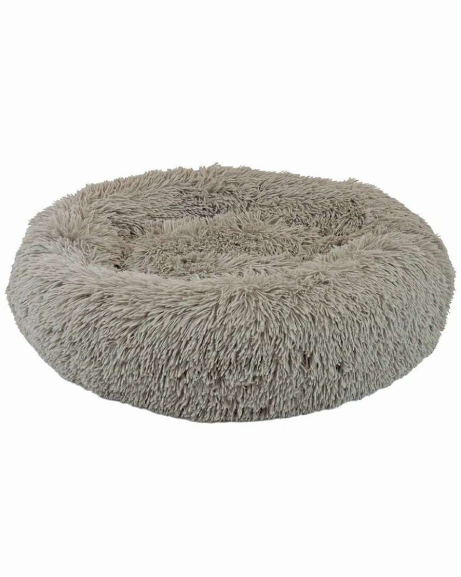 Pet Supplies * | Precious Tails Super Lux Large Fur Donut Pet Bed Home Pet Supplies