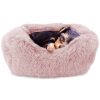 Pet Supplies * | Precious Tails Super Luxe Small Cuddler Bed Home Pet Supplies