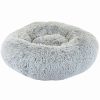 Pet Supplies * | Precious Tails Super Lux Large Fur Donut Pet Bed Home Pet Supplies