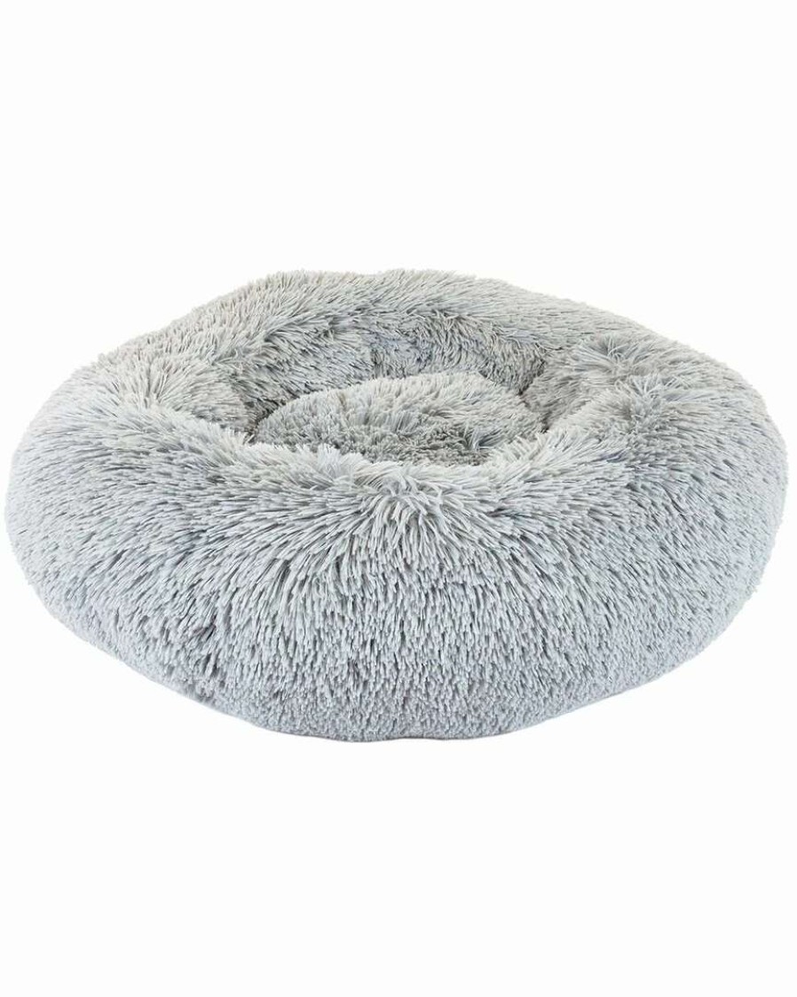 Pet Supplies * | Precious Tails Super Lux Large Fur Donut Pet Bed Home Pet Supplies