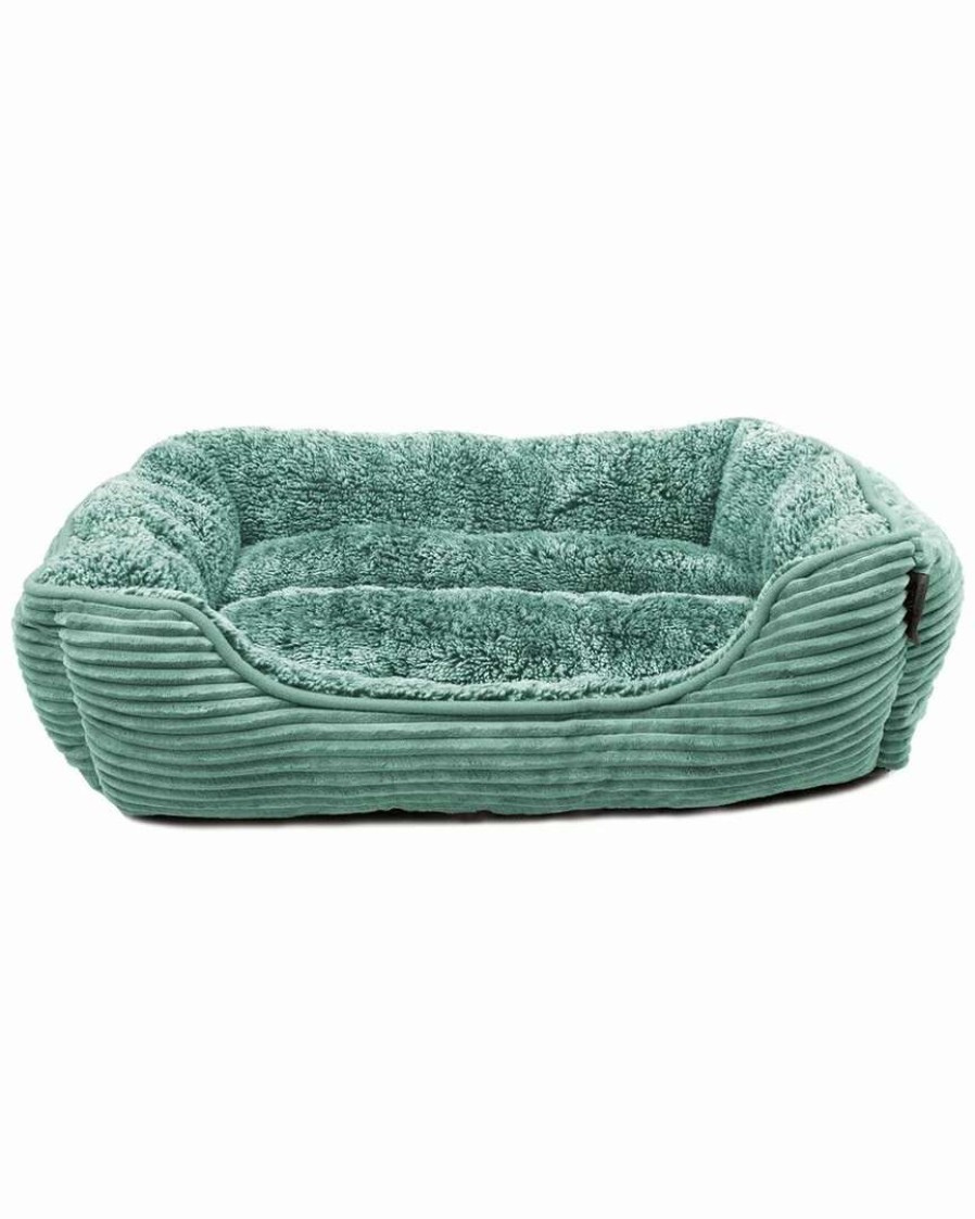 Pet Supplies * | Precious Tails Super Plush Corduroy And Sherpa Cuddler Pet Bed Home Pet Supplies