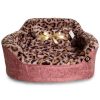 Pet Supplies * | Precious Tails Leopard Princess Bed Home Pet Supplies