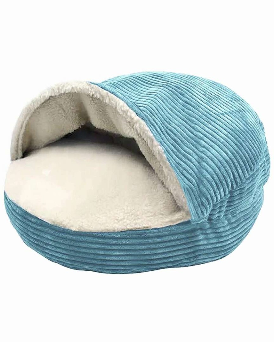 Pet Supplies * | Precious Tails Precious Tails Plush Corduroy Round Cave Home Pet Supplies