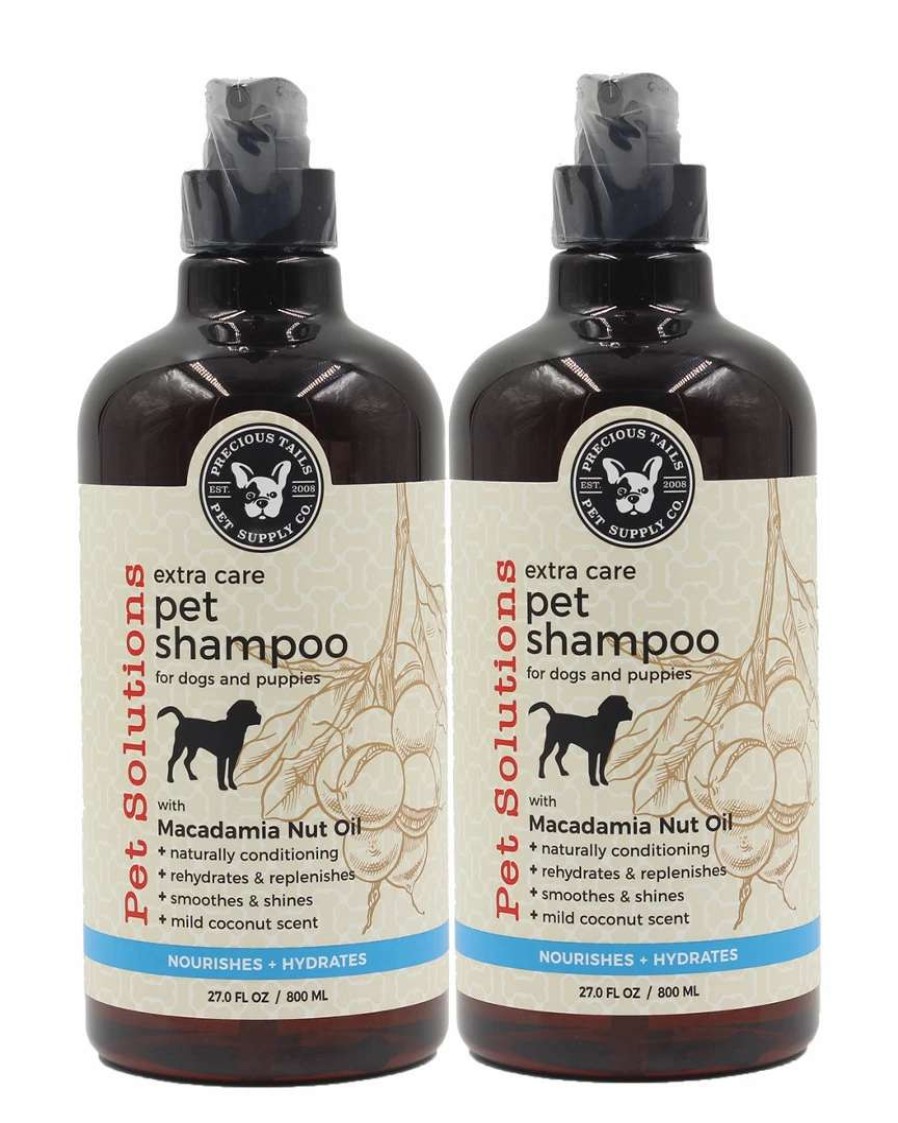 Pet Supplies * | Precious Tails Pet Solutions Conditioning Pet Shampoo With Macadamia Nut Oil Home Pet Supplies