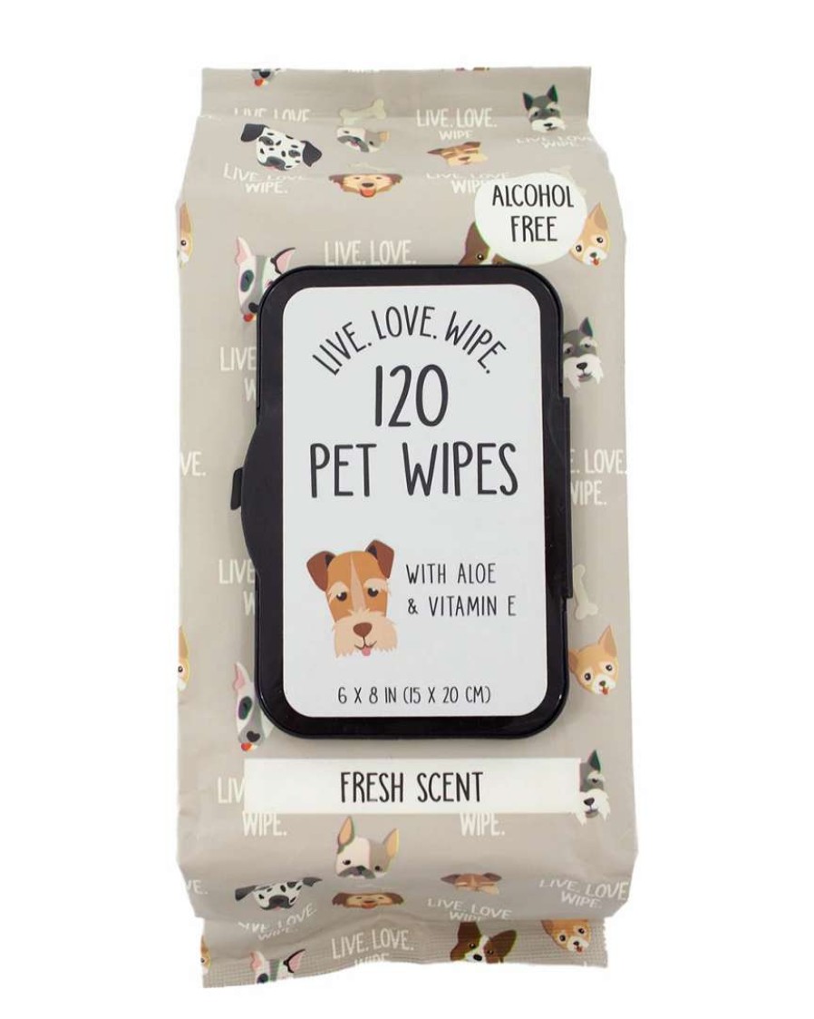 Pet Supplies * | Precious Tails 120Ct Fresh Scent Pet Grooming Wipes Home Pet Supplies