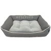 Pet Supplies * | Precious Tails Canvas Cuddler Bed Home Pet Supplies