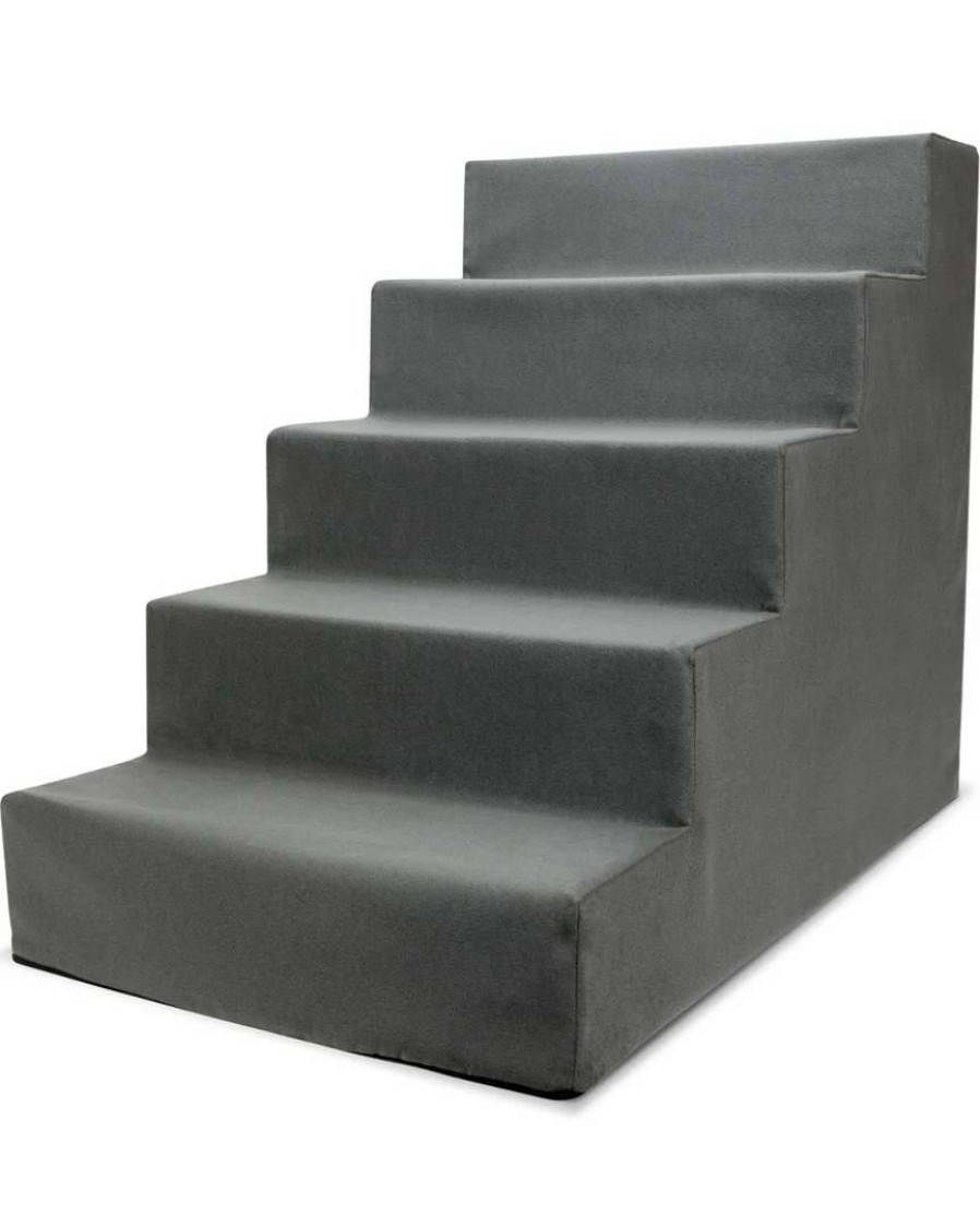 Pet Supplies * | Precious Tails 5-Step Portable Pet Stairs By Home Base Pet Supplies