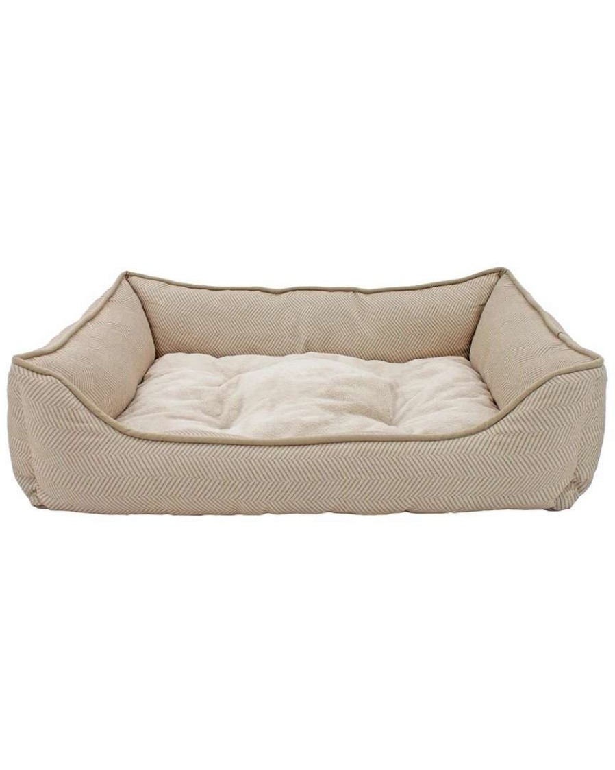 Pet Supplies * | Precious Tails Canvas & Fleece Cuddler Home Pet Supplies