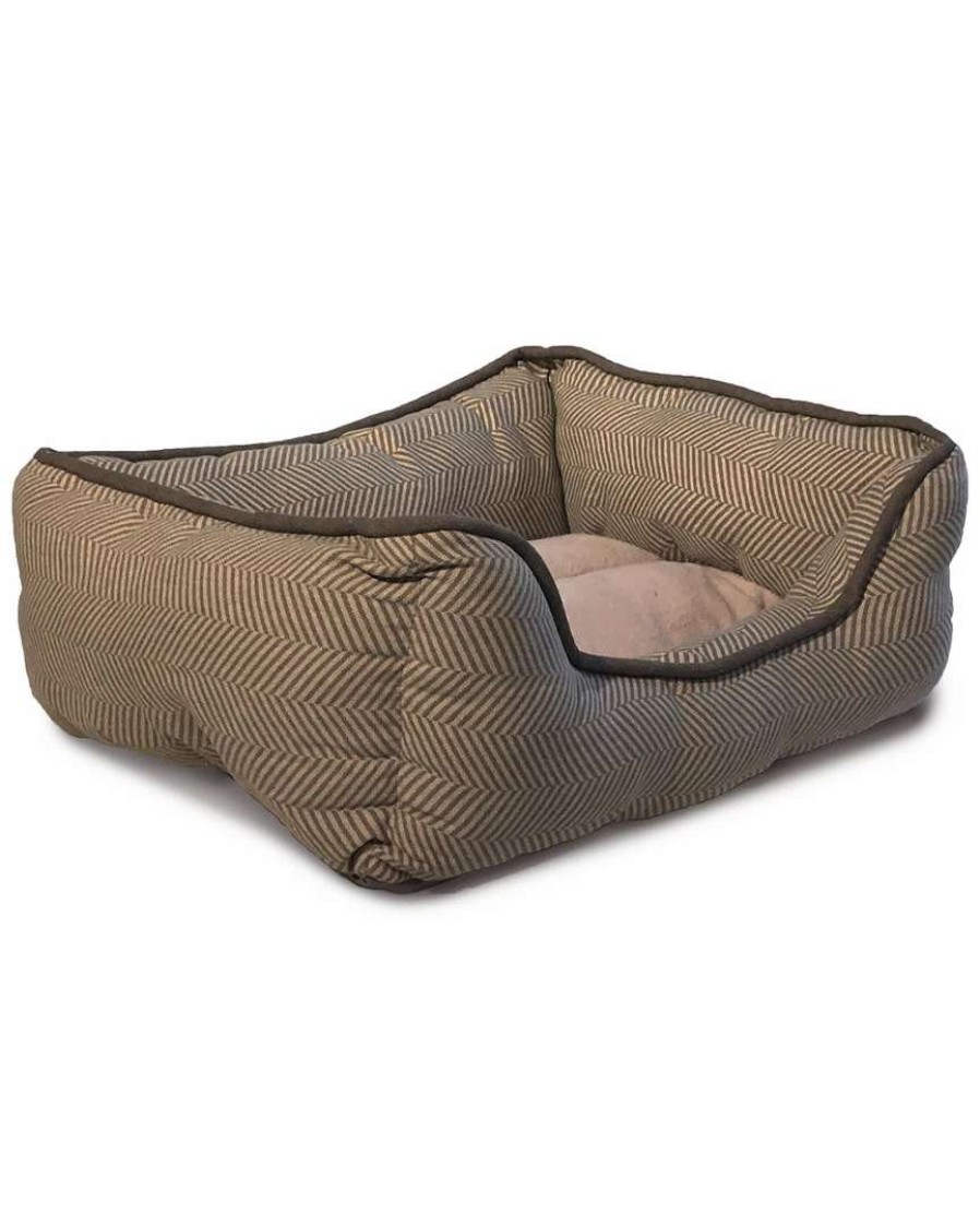 Pet Supplies * | Precious Tails Canvas Herringbone Cuddler Small Home Pet Supplies