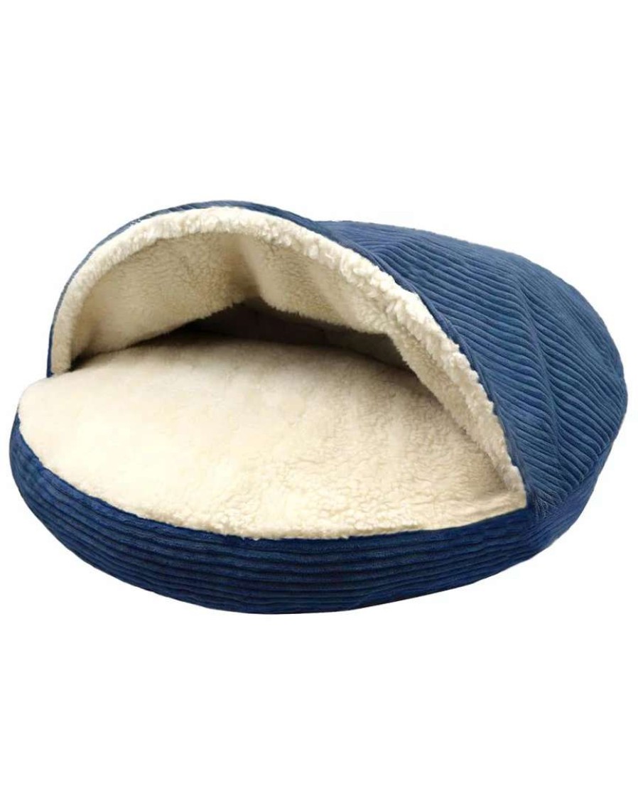 Pet Supplies * | Precious Tails Plush Corduroy Round Cave Home Pet Supplies