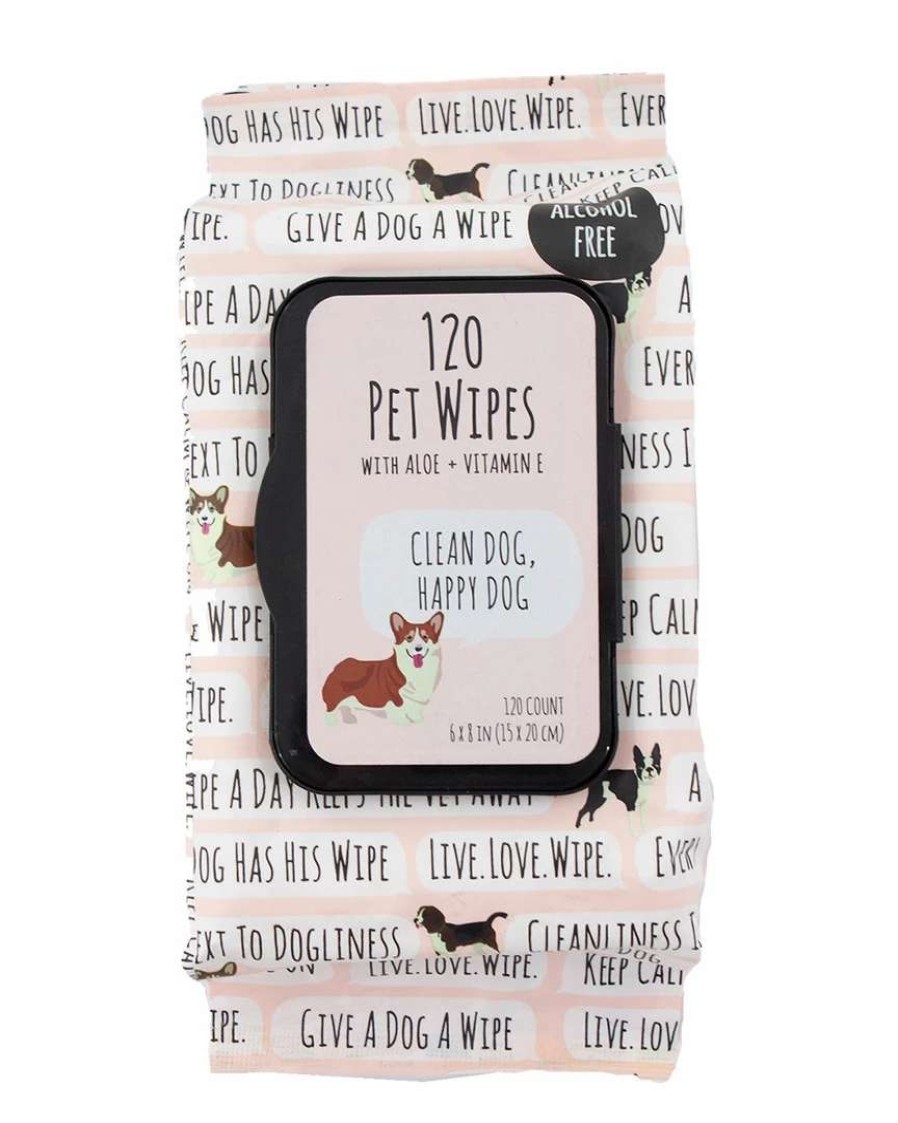 Pet Supplies * | Precious Tails 120Ct Baby Powder Scent Pet Grooming Wipes Home Pet Supplies