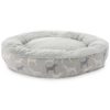 Pet Supplies * | Precious Tails Dogs Pattern Donut Bed Medium Home Pet Supplies