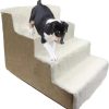 Pet Supplies * | Precious Tails 4 Step Portable Pet Stairs By Home Base Pet Supplies