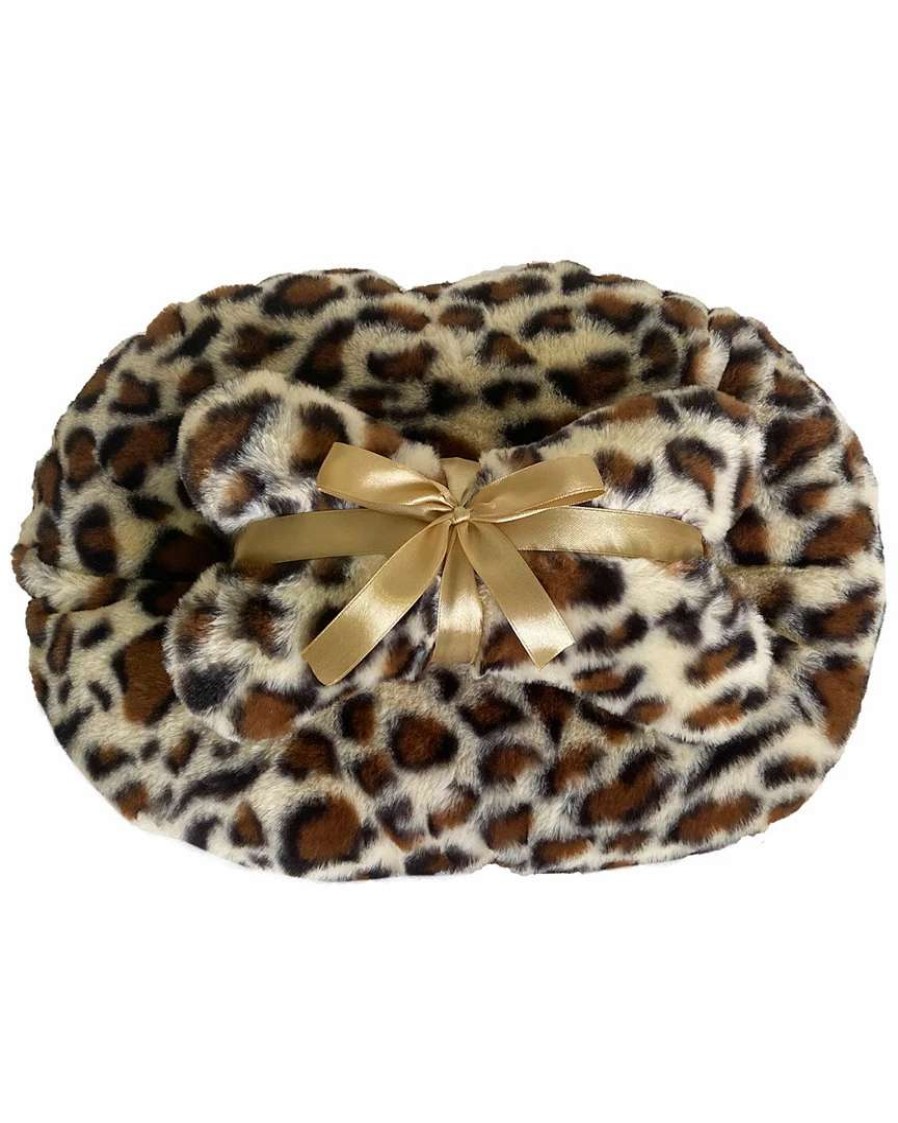 Pet Supplies * | Precious Tails Leopard Princess Bed Home Pet Supplies