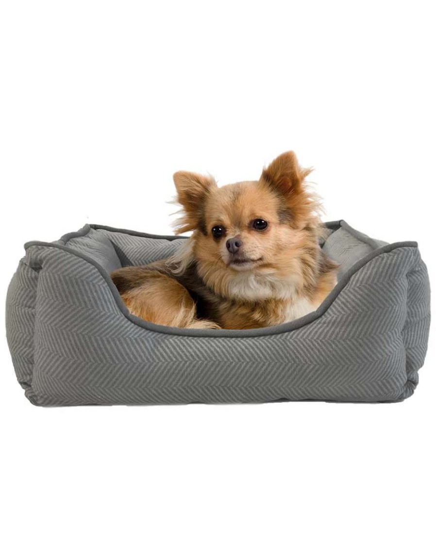 Pet Supplies * | Precious Tails Canvas Herringbone Cuddler Small Home Pet Supplies