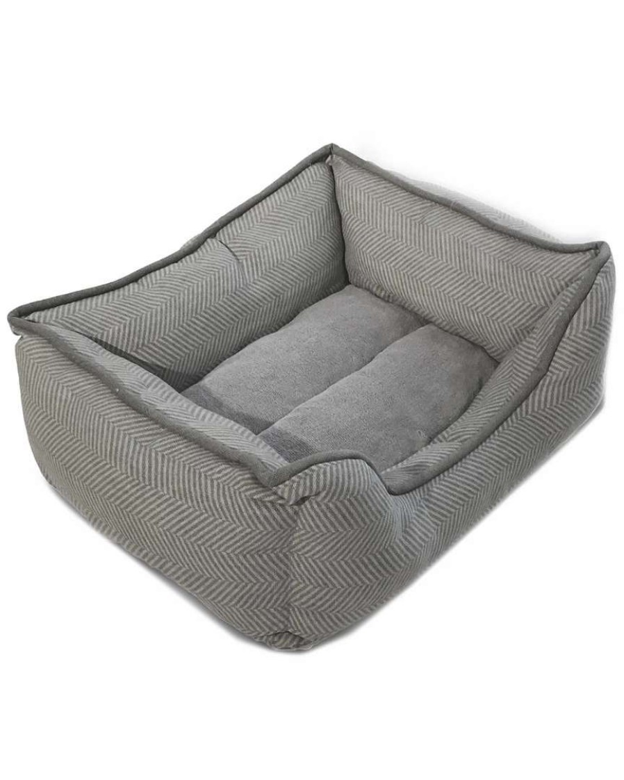 Pet Supplies * | Precious Tails Canvas Herringbone Cuddler Small Home Pet Supplies