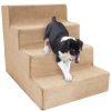 Pet Supplies * | Precious Tails 4-Step Portable Pet Stairs By Home Base Pet Supplies