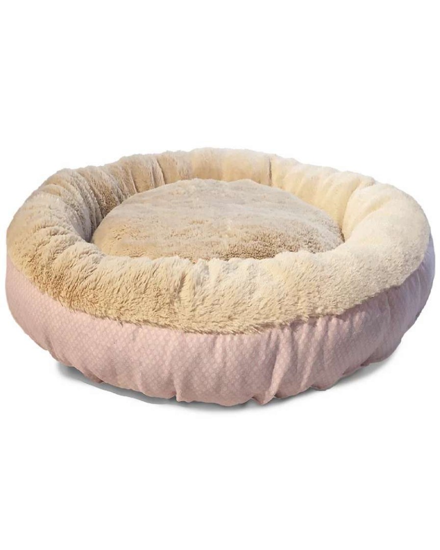 Pet Supplies * | Precious Tails Pin Dot Donut Bed Small Home Pet Supplies