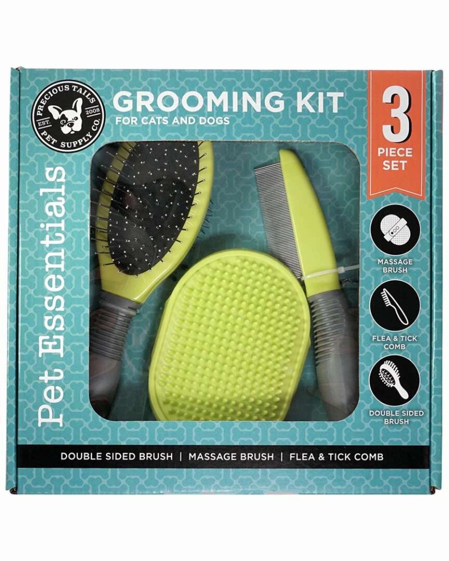 Pet Supplies * | Precious Tails 3Pc Grooming Kit Home Pet Supplies