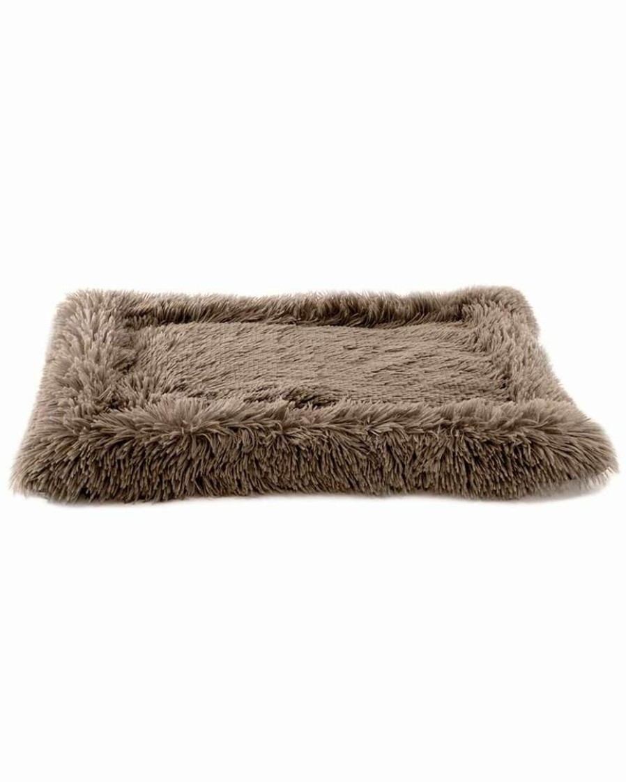 Pet Supplies * | Precious Tails Eyelash Faux Fur Bordered Mat Home Pet Supplies