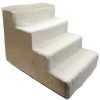 Pet Supplies * | Precious Tails Sherpa Top High Density Foam Stairs Home Pet Supplies