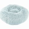 Pet Supplies * | Precious Tails Super Lux Fur Donut Pet Bed Home Pet Supplies