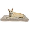 Pet Supplies * | Precious Tails Canvas & Fleece Orthopedic Fashion Crate Mat Home Pet Supplies