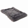 Pet Supplies * | Precious Tails Eyelash Faux Fur Bordered Mat Home Pet Supplies