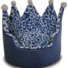 Pet Supplies * | Precious Tails Leopard Crown Bed Home Pet Supplies