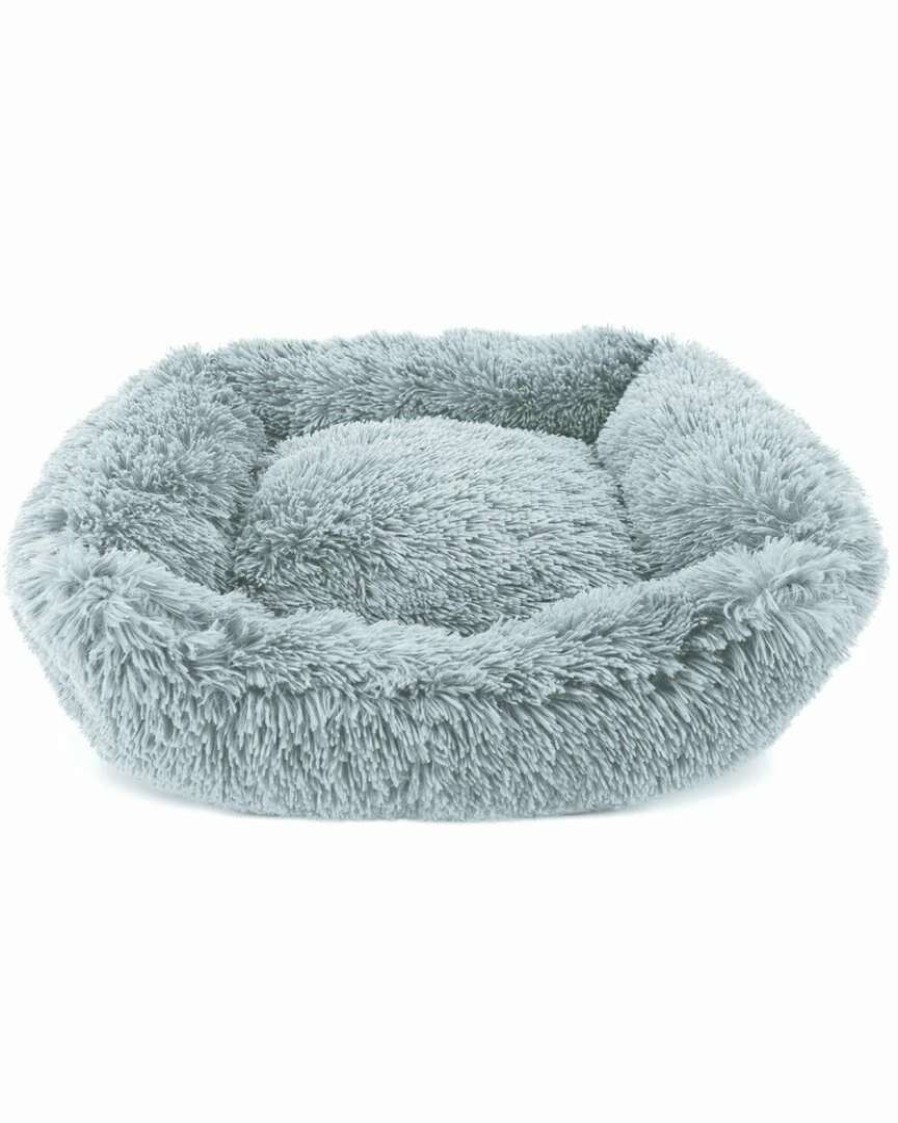 Pet Supplies * | Precious Tails Precious Tails Super Lux Fur Cuddler Pet Bed Home Pet Supplies