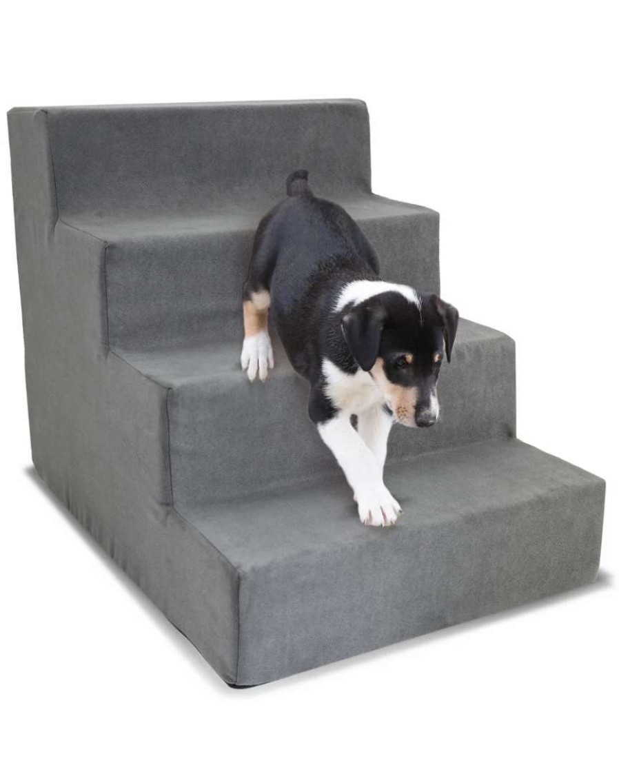 Pet Supplies * | Precious Tails 4-Step Portable Pet Stairs Home Pet Supplies